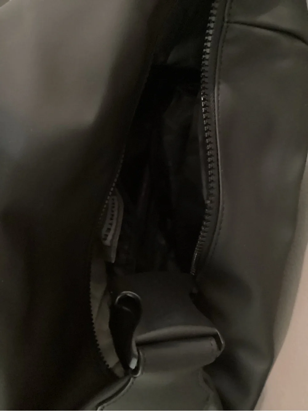 Hunter Black Men's Backpack with Red Accents